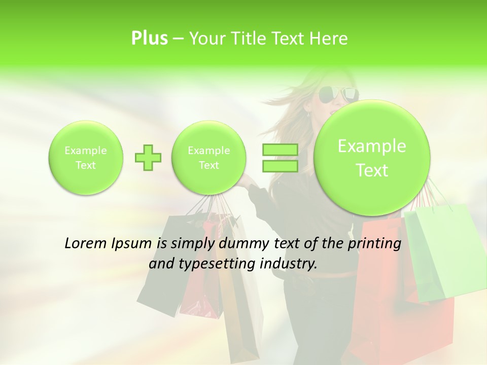 Happy Person Retail PowerPoint Template