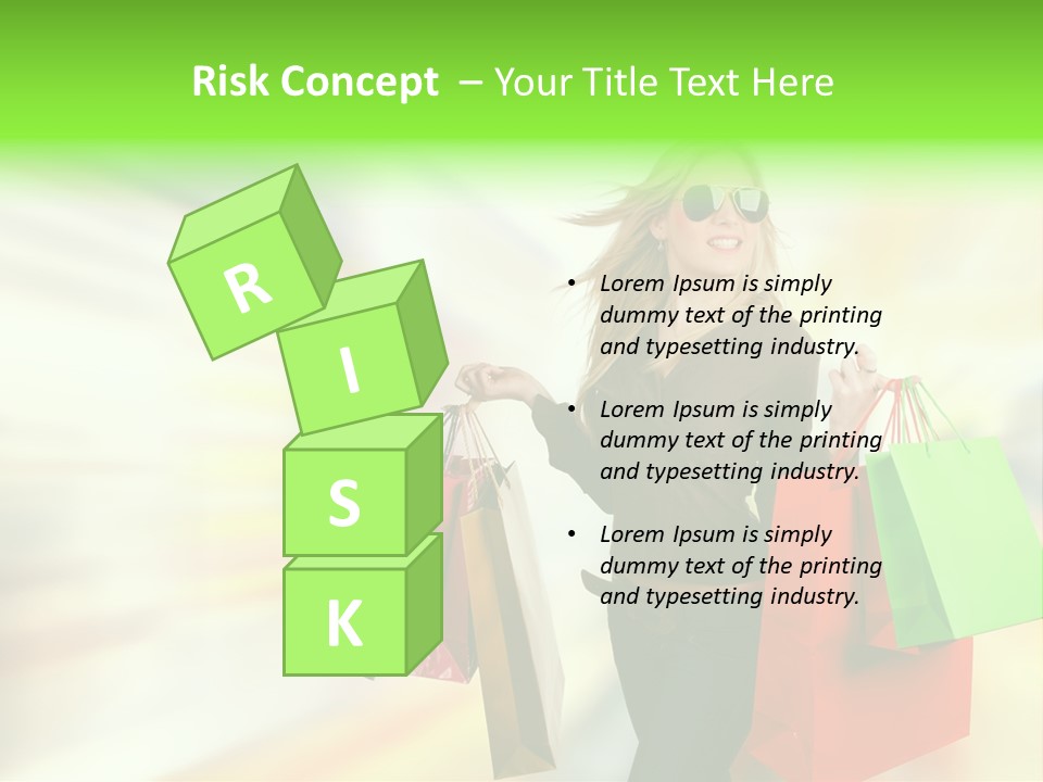 Happy Person Retail PowerPoint Template