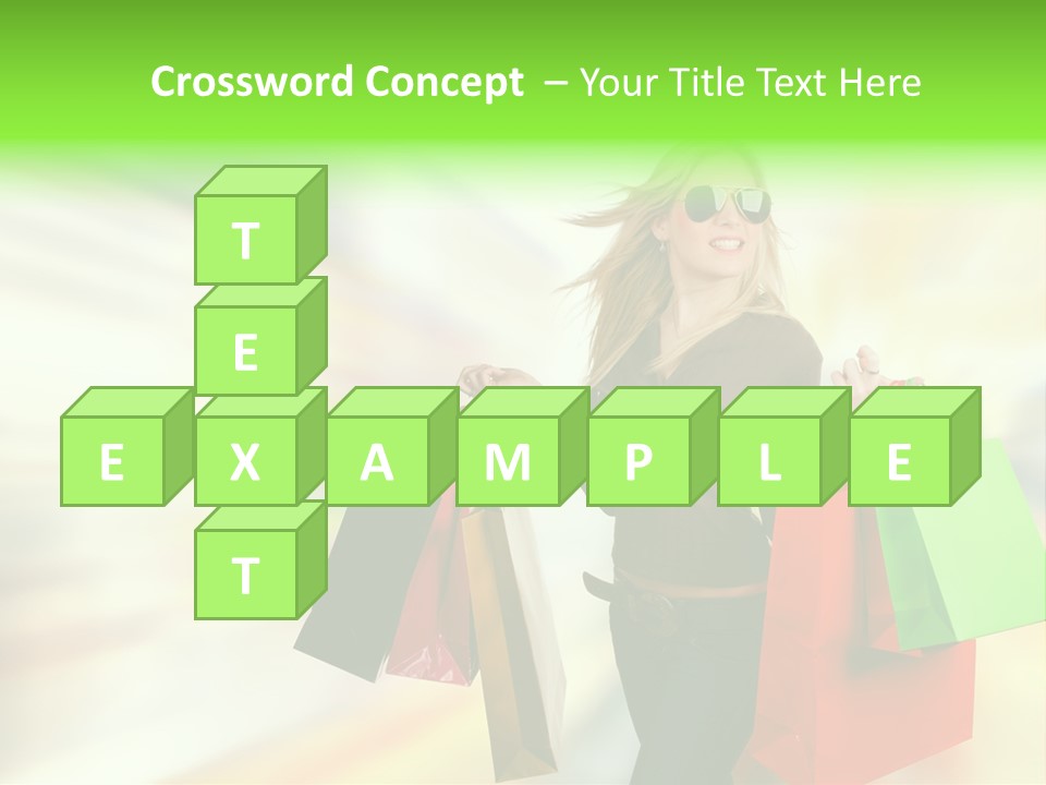 Happy Person Retail PowerPoint Template