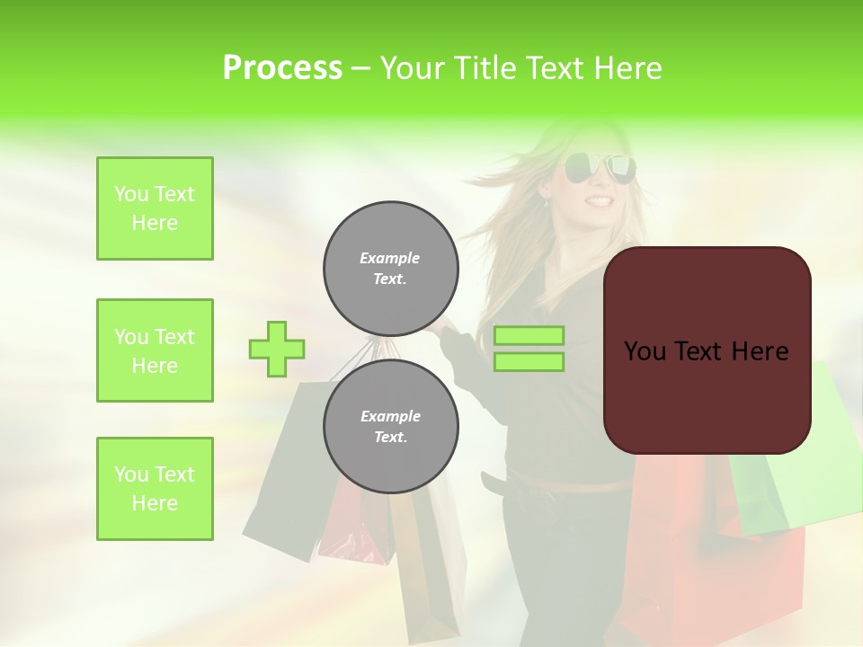 Happy Person Retail PowerPoint Template