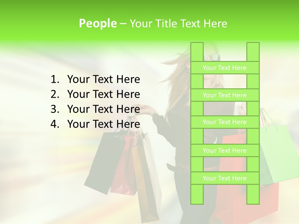 Happy Person Retail PowerPoint Template