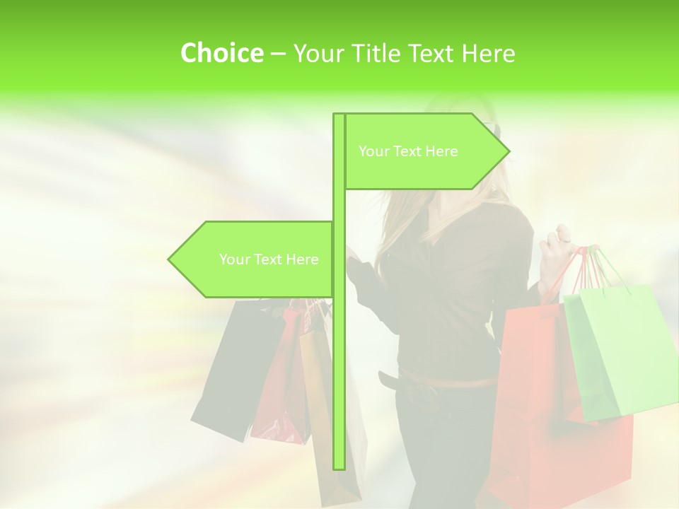 Happy Person Retail PowerPoint Template