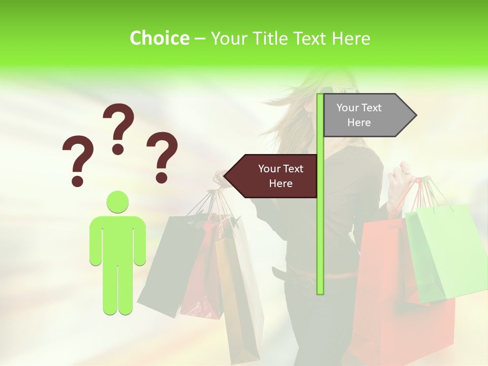 Happy Person Retail PowerPoint Template