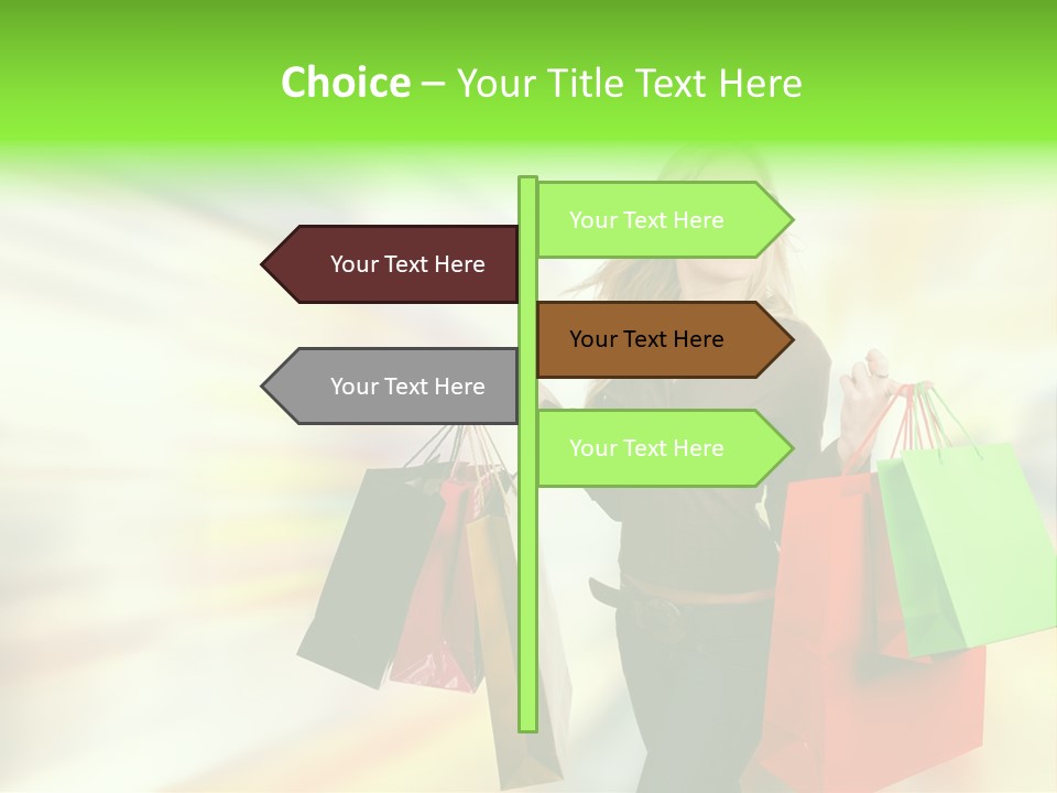 Happy Person Retail PowerPoint Template