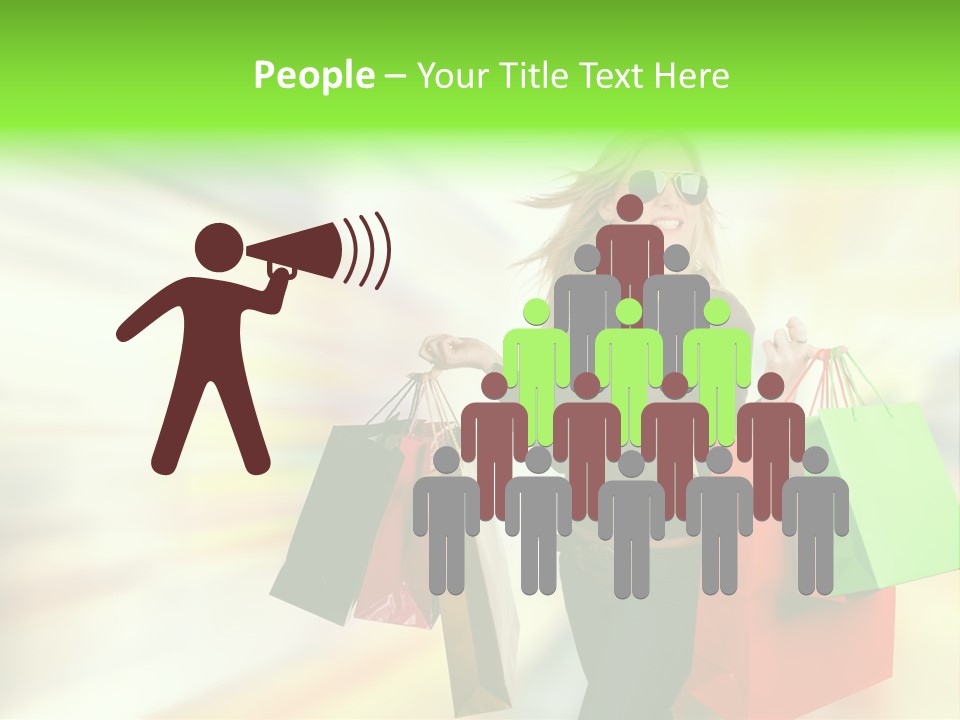 Happy Person Retail PowerPoint Template