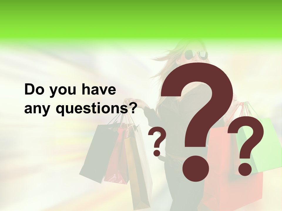 Happy Person Retail PowerPoint Template