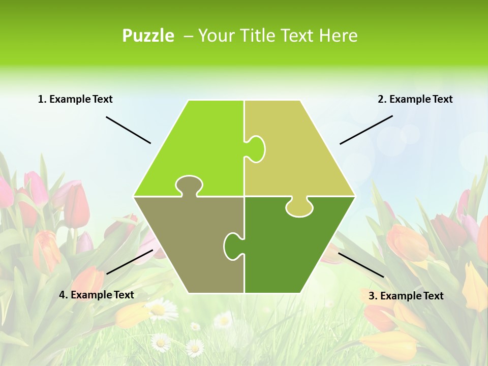 Field Beautiful Rain PowerPoint Template