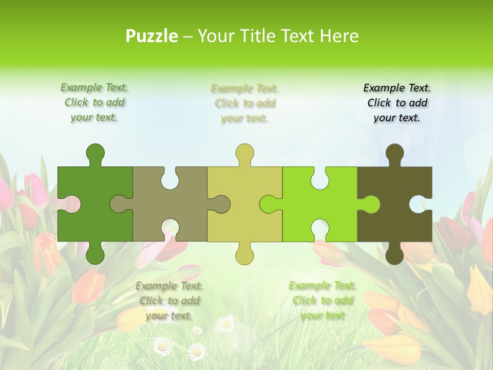 Field Beautiful Rain PowerPoint Template