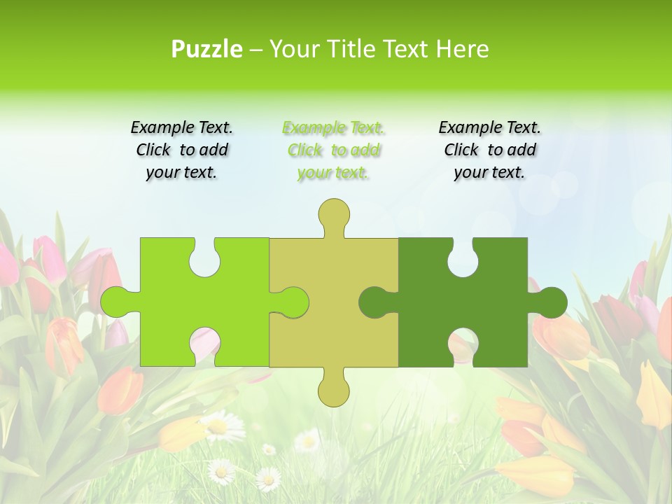 Field Beautiful Rain PowerPoint Template