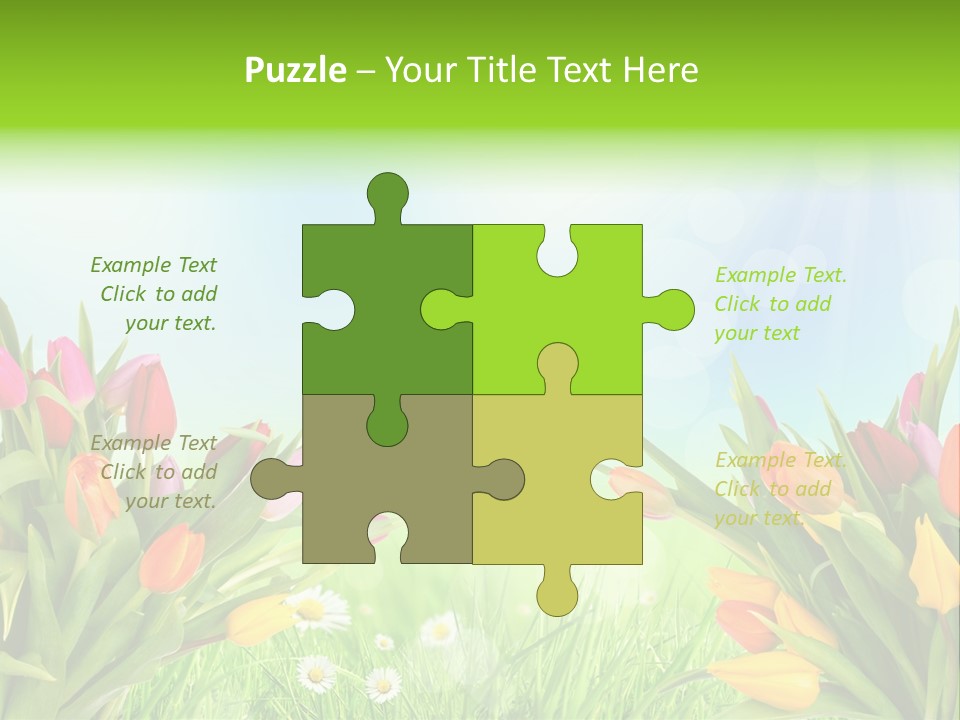 Field Beautiful Rain PowerPoint Template