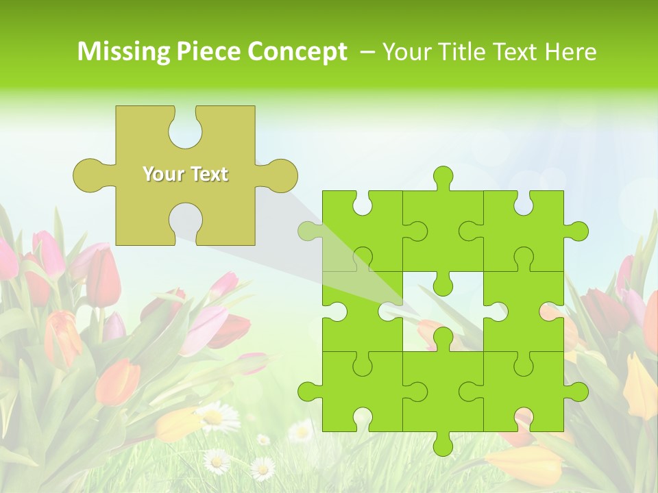 Field Beautiful Rain PowerPoint Template