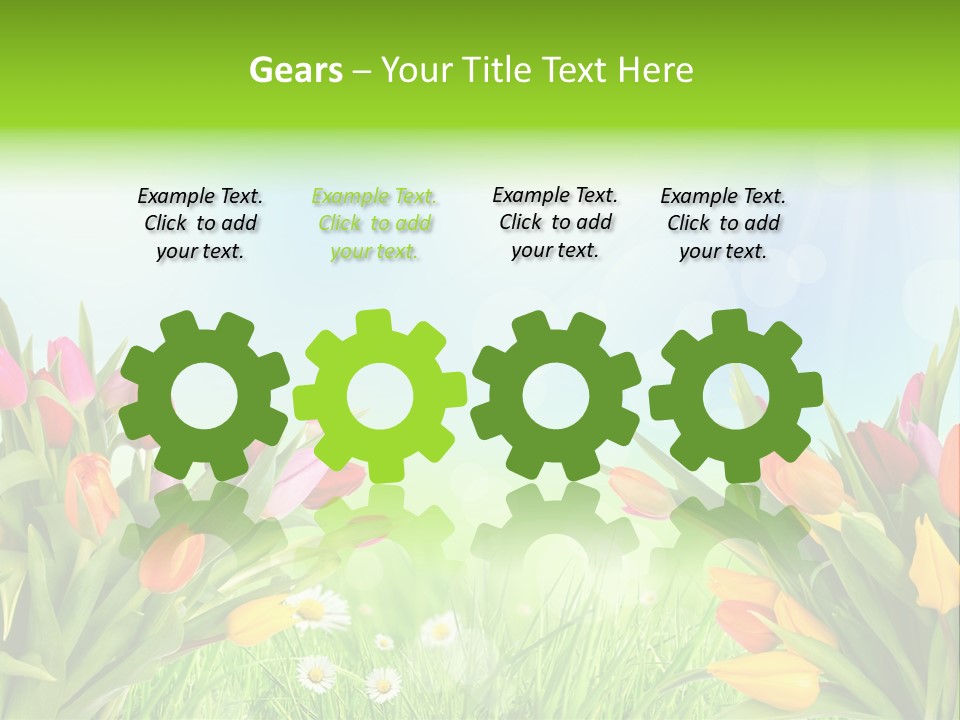 Field Beautiful Rain PowerPoint Template