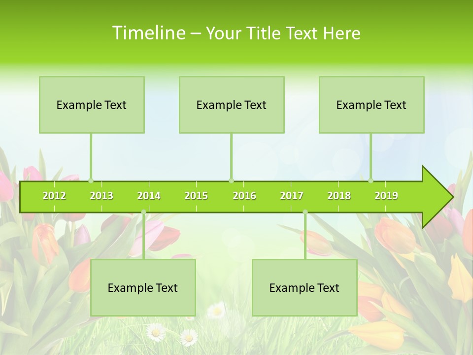 Field Beautiful Rain PowerPoint Template