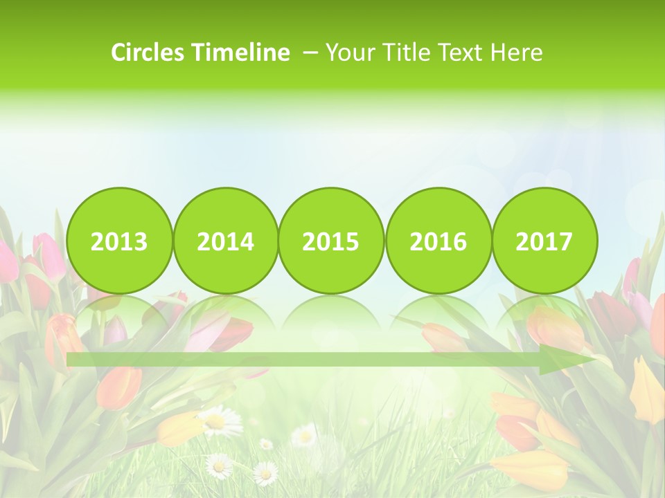 Field Beautiful Rain PowerPoint Template