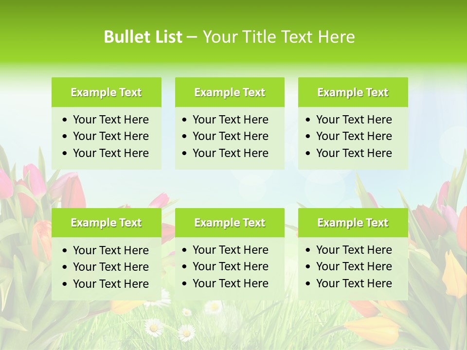 Field Beautiful Rain PowerPoint Template