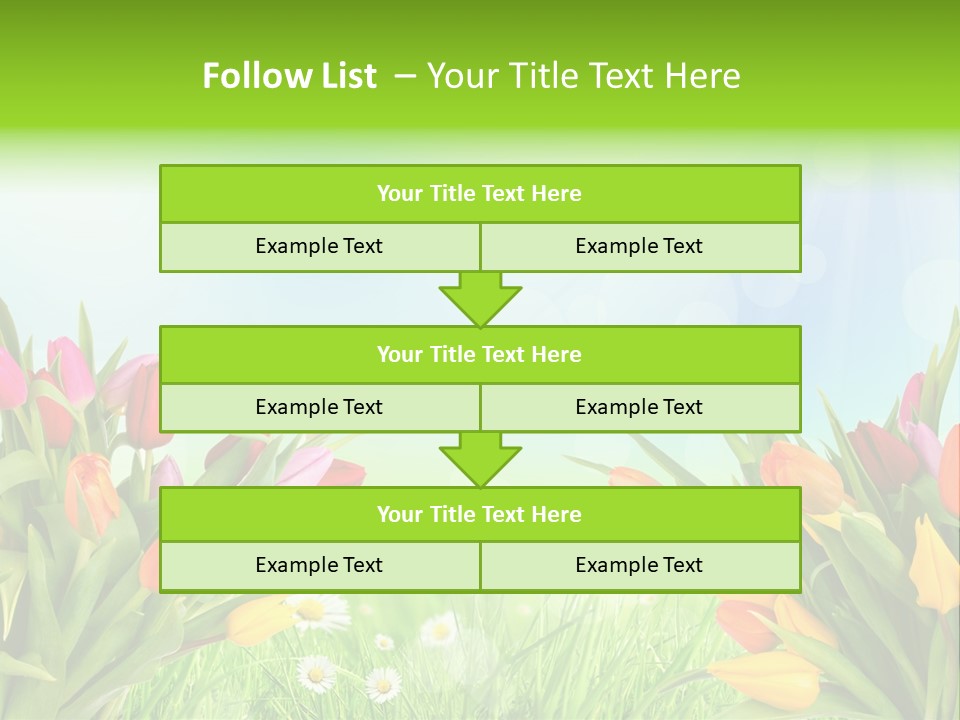 Field Beautiful Rain PowerPoint Template