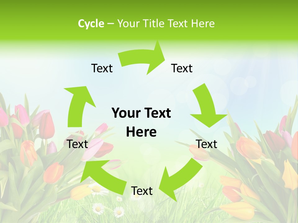 Field Beautiful Rain PowerPoint Template
