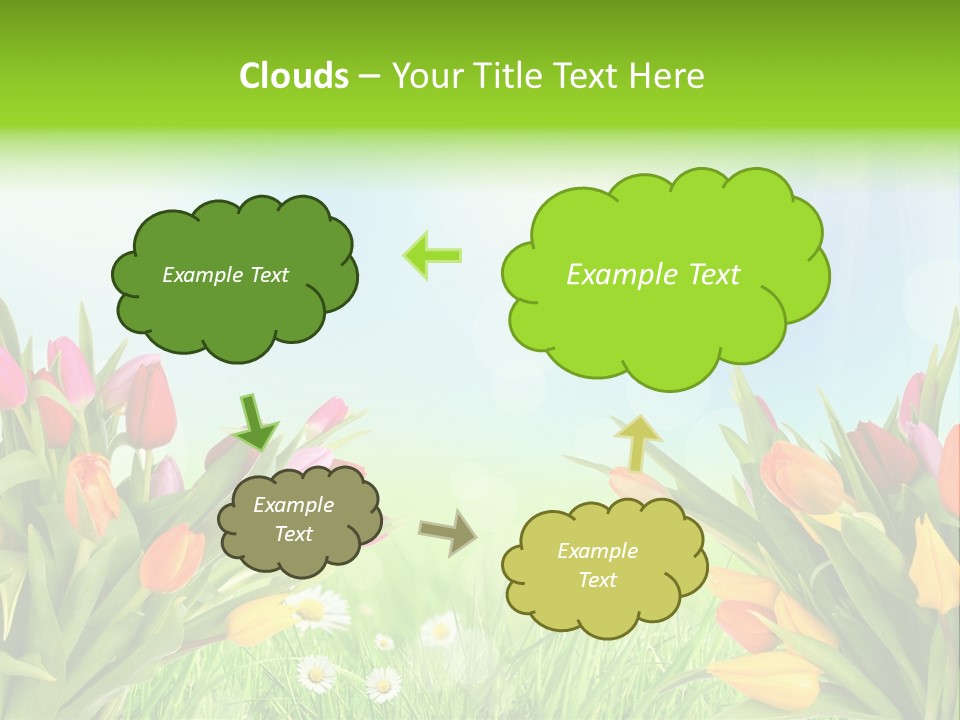 Field Beautiful Rain PowerPoint Template
