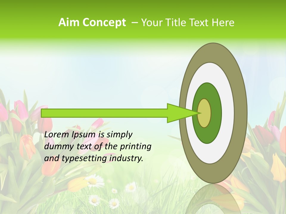 Field Beautiful Rain PowerPoint Template