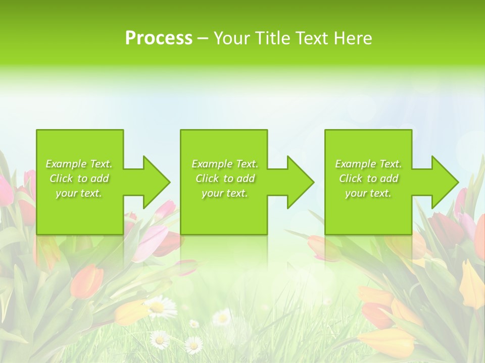Field Beautiful Rain PowerPoint Template