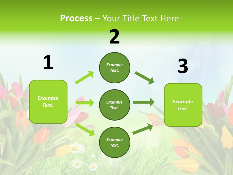 Field Beautiful Rain PowerPoint Template