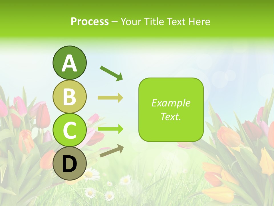 Field Beautiful Rain PowerPoint Template