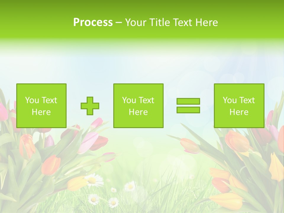 Field Beautiful Rain PowerPoint Template