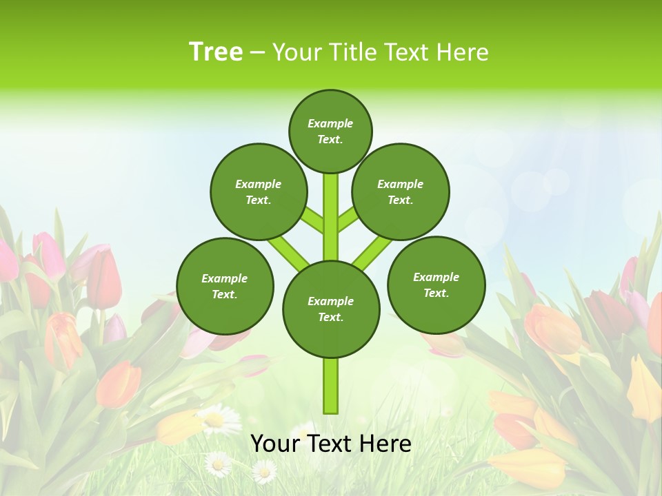 Field Beautiful Rain PowerPoint Template