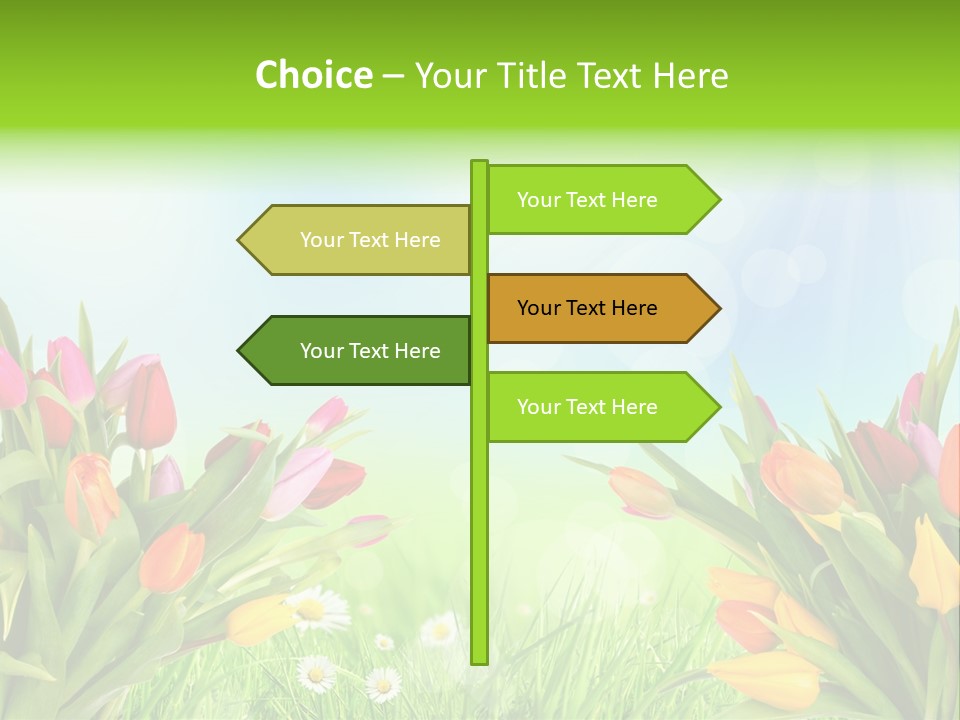 Field Beautiful Rain PowerPoint Template