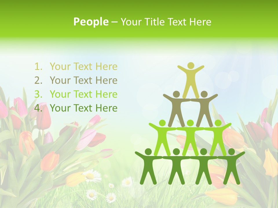 Field Beautiful Rain PowerPoint Template