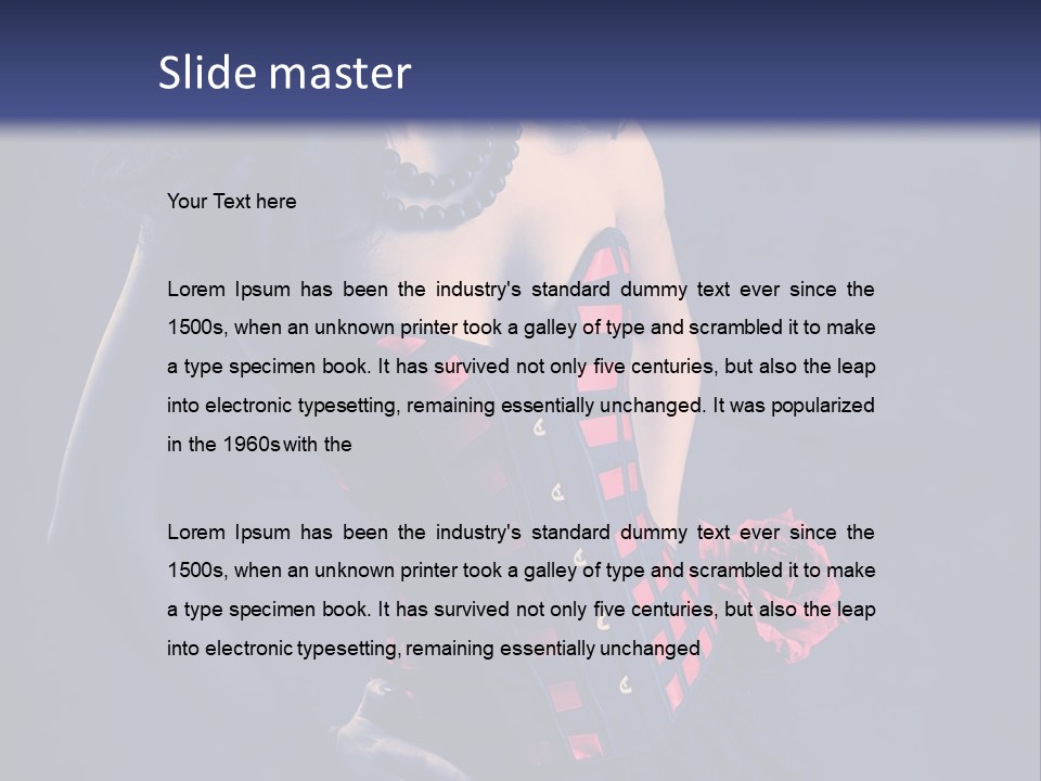 Background Sensual Glamour PowerPoint Template