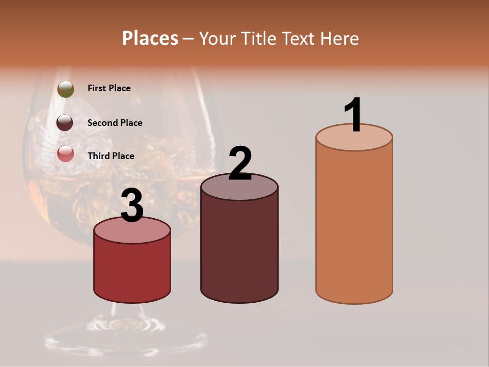 Reflection Liquor Cocktail PowerPoint Template