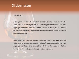Reflection Liquor Cocktail PowerPoint Template