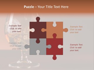 Reflection Liquor Cocktail PowerPoint Template