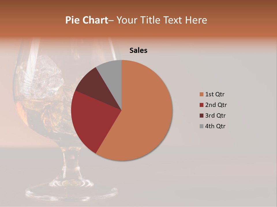 Reflection Liquor Cocktail PowerPoint Template