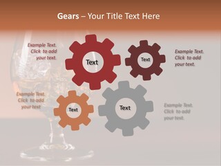 Reflection Liquor Cocktail PowerPoint Template