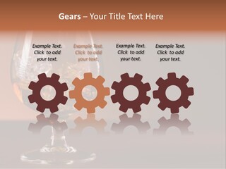 Reflection Liquor Cocktail PowerPoint Template