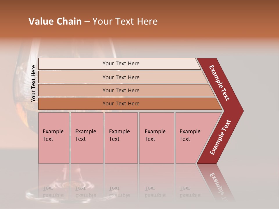 Reflection Liquor Cocktail PowerPoint Template