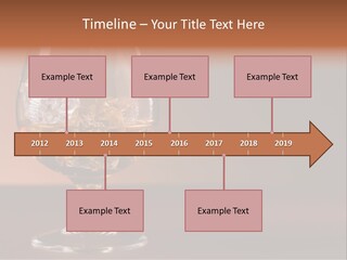 Reflection Liquor Cocktail PowerPoint Template