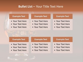 Reflection Liquor Cocktail PowerPoint Template