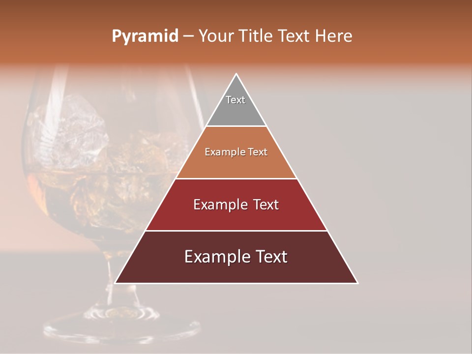 Reflection Liquor Cocktail PowerPoint Template