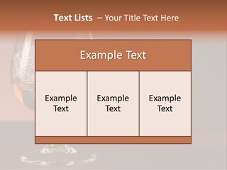 Reflection Liquor Cocktail PowerPoint Template