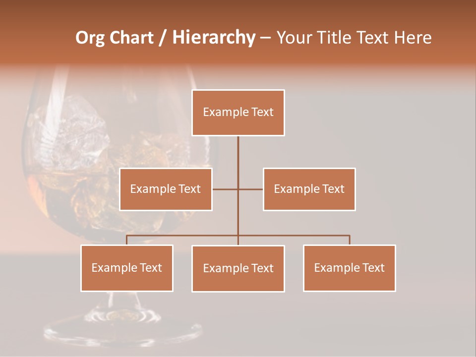 Reflection Liquor Cocktail PowerPoint Template