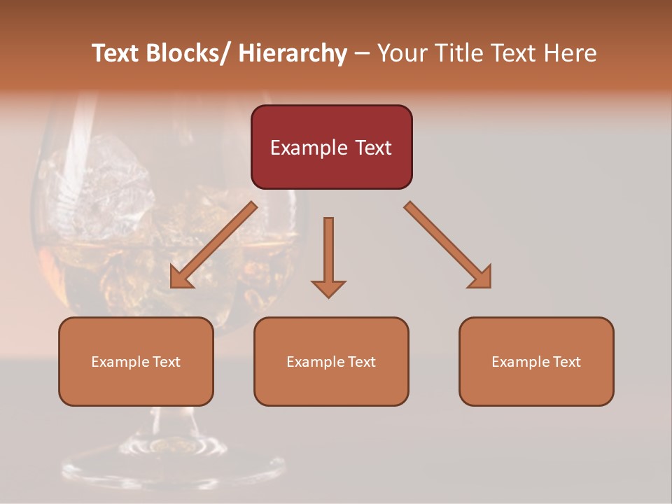 Reflection Liquor Cocktail PowerPoint Template