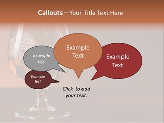Reflection Liquor Cocktail PowerPoint Template
