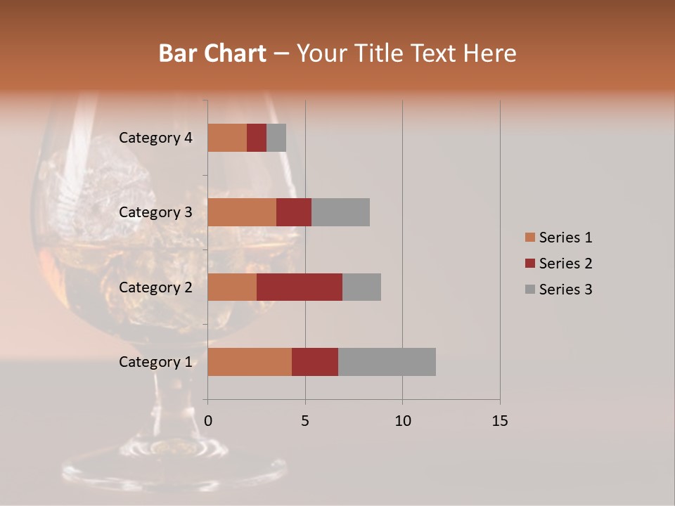 Reflection Liquor Cocktail PowerPoint Template