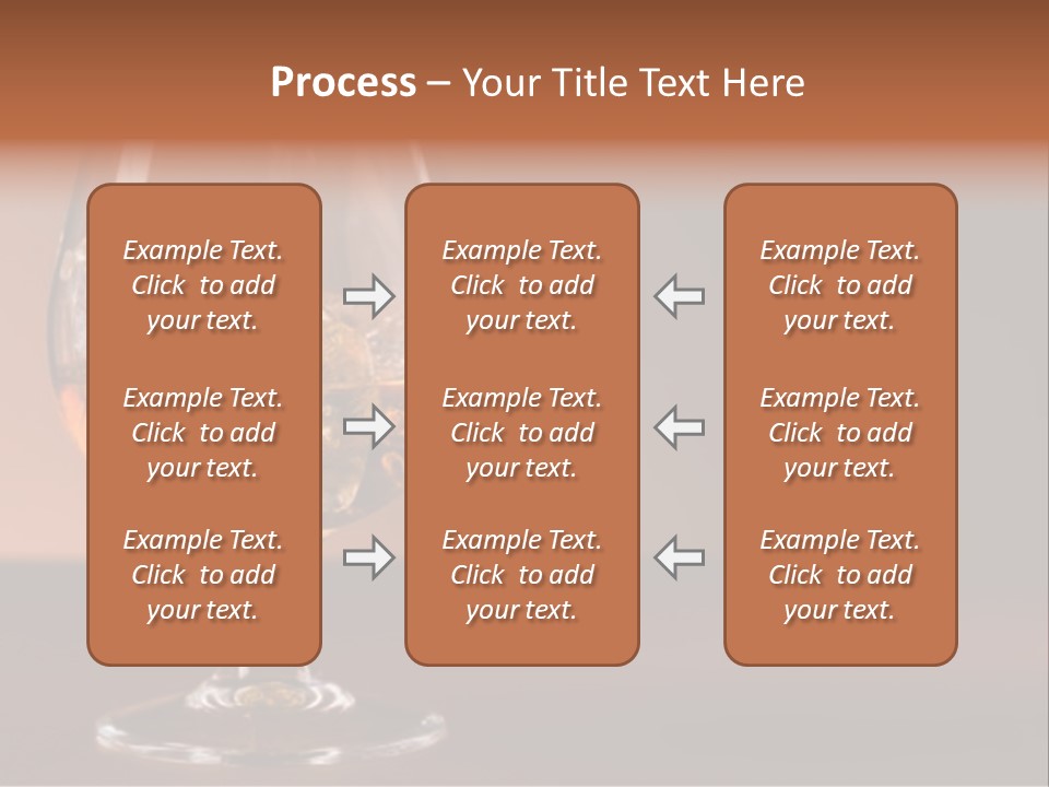 Reflection Liquor Cocktail PowerPoint Template