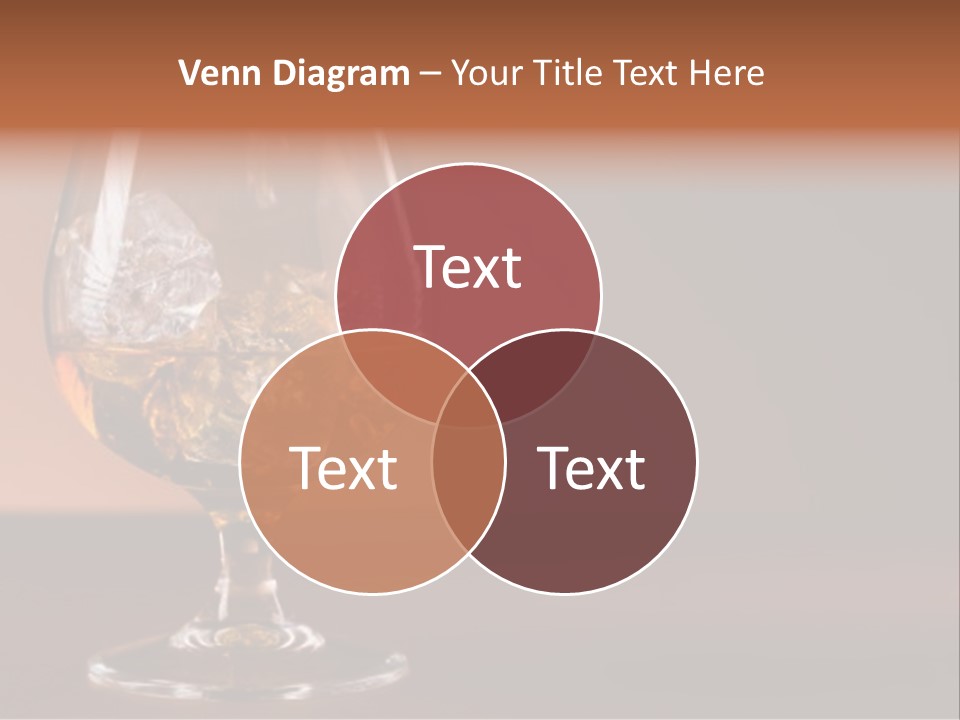 Reflection Liquor Cocktail PowerPoint Template