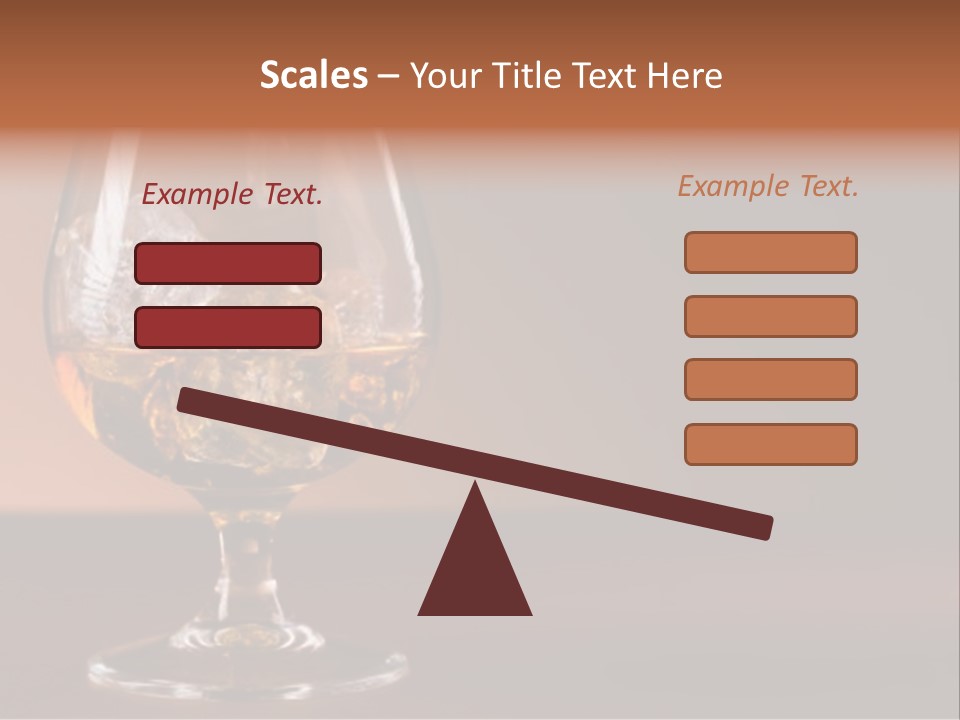 Reflection Liquor Cocktail PowerPoint Template