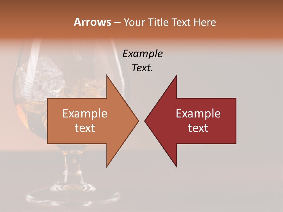 Reflection Liquor Cocktail PowerPoint Template